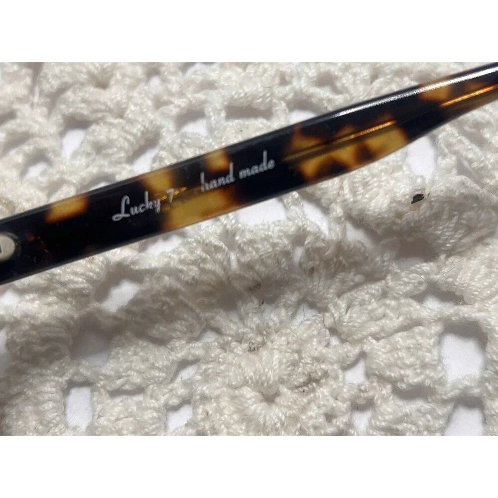 (Very Early Addition) Vintage Dita Lucky Seven Handmade Tortoise, Sunglasses